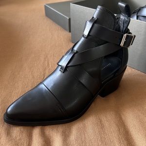 NEW WITH BOX AllSaints Darcy Leather Pointed Bootie